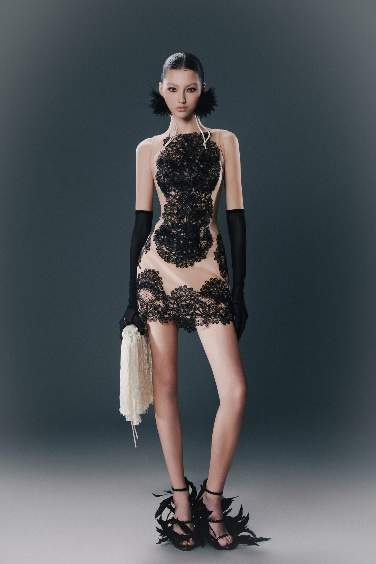 NUDE FRAME DRESS
