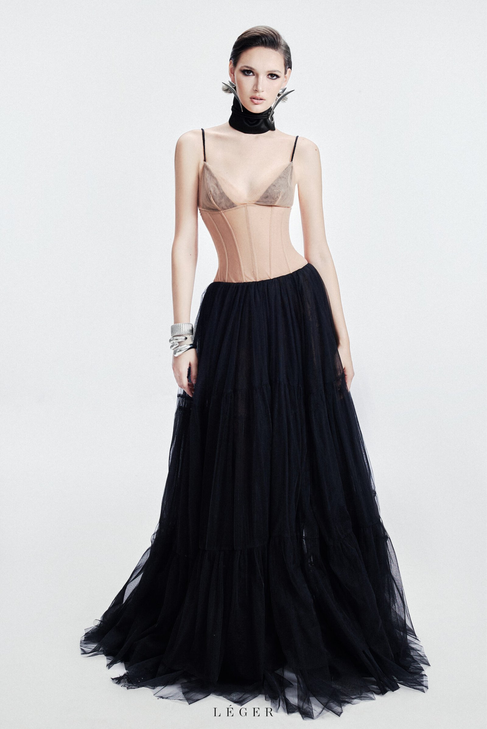 SHEER ECLIPSE DRESS